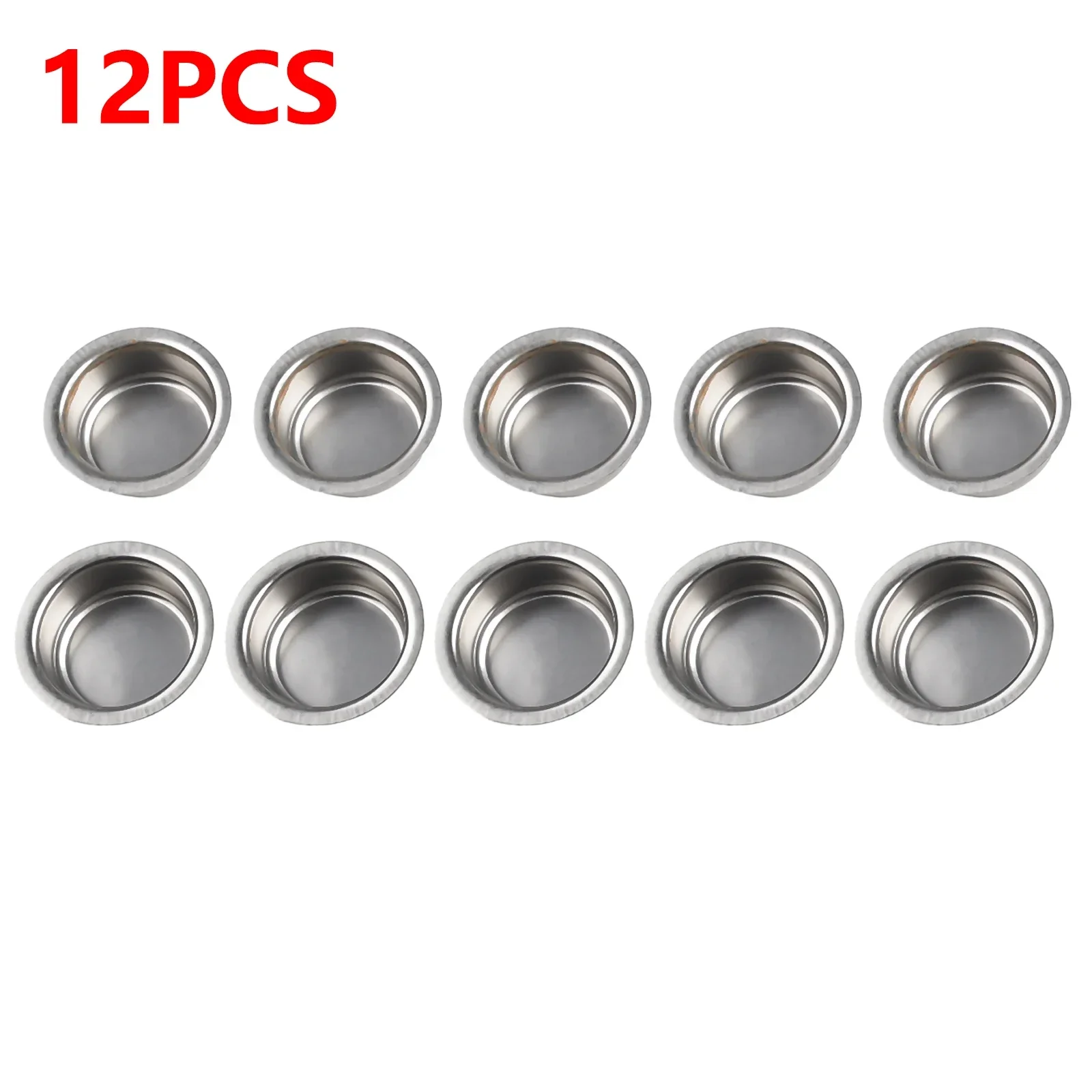 Чашки для свечей с куполообразным краем набор из 12 предметов ретро-цвета