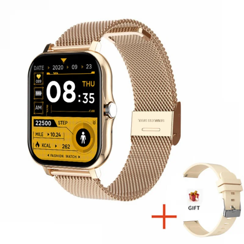 

Smartwatch Bluetooth Wireless Charging Smartwatch Full Touch Screen Calling Sports & Fitness Men's & Women's Universal Smartband