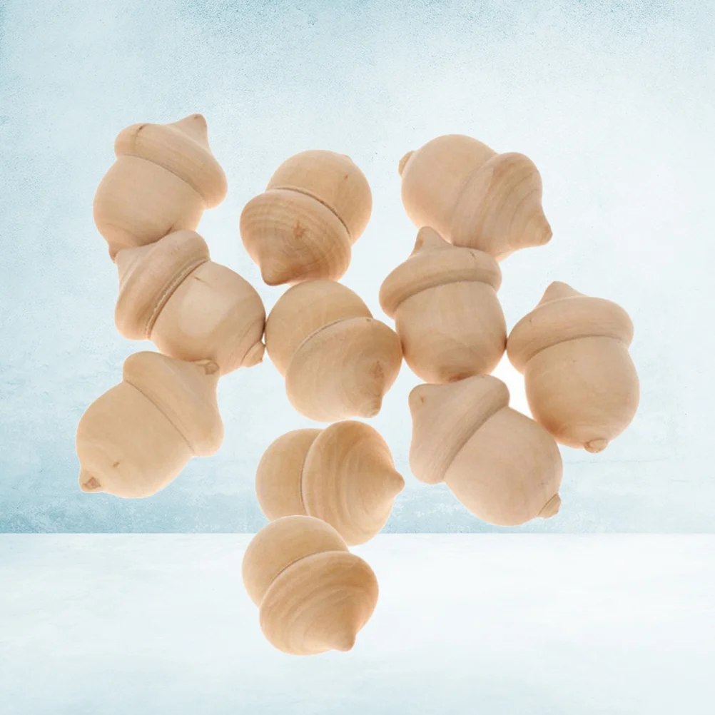 

Woodenpegunfinished Diy Wood Acorns Christmas Acorn Craftspaint Tree Snowman Blankcraft Ornaments Fall People Decorations Figure