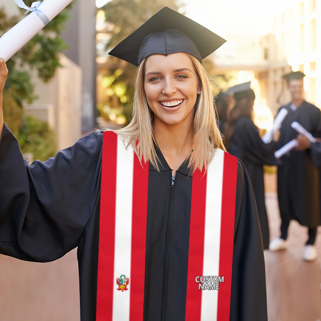 

Индивидуальное название, Перу, планшетофон для выпускного, палантин для международного обучения за рубежом, аксессуар для вечеринки унисек...