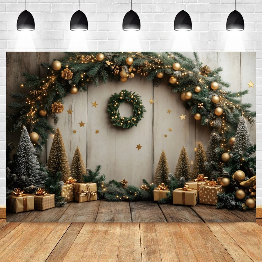 Рождественский венок для фотосъемки