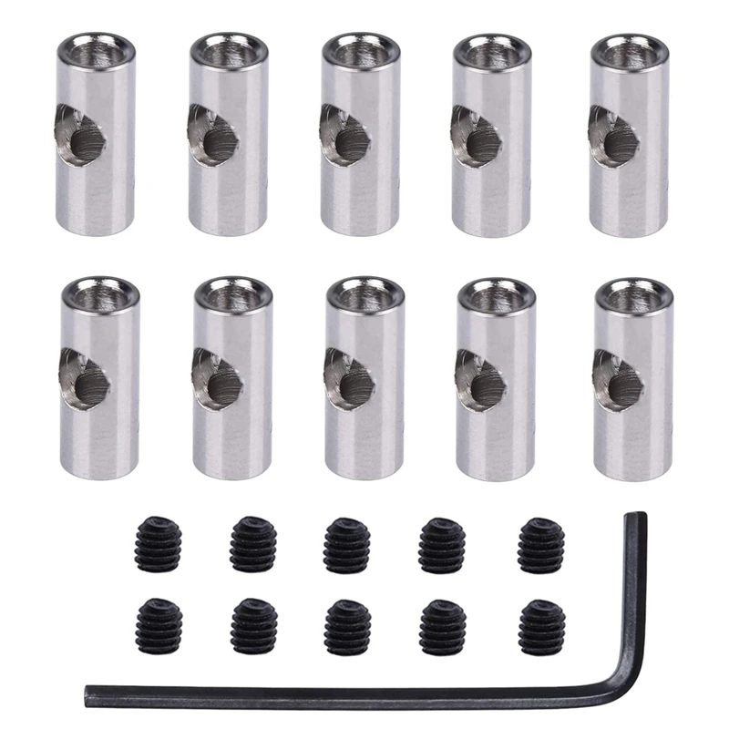 

10Pcs Motor Axle 1/8 Inch 3.17Mm To 5Mm Change Over Shaft Adapter Sleeve For RC Model Car Boat Plane 3650 550 540 Motor