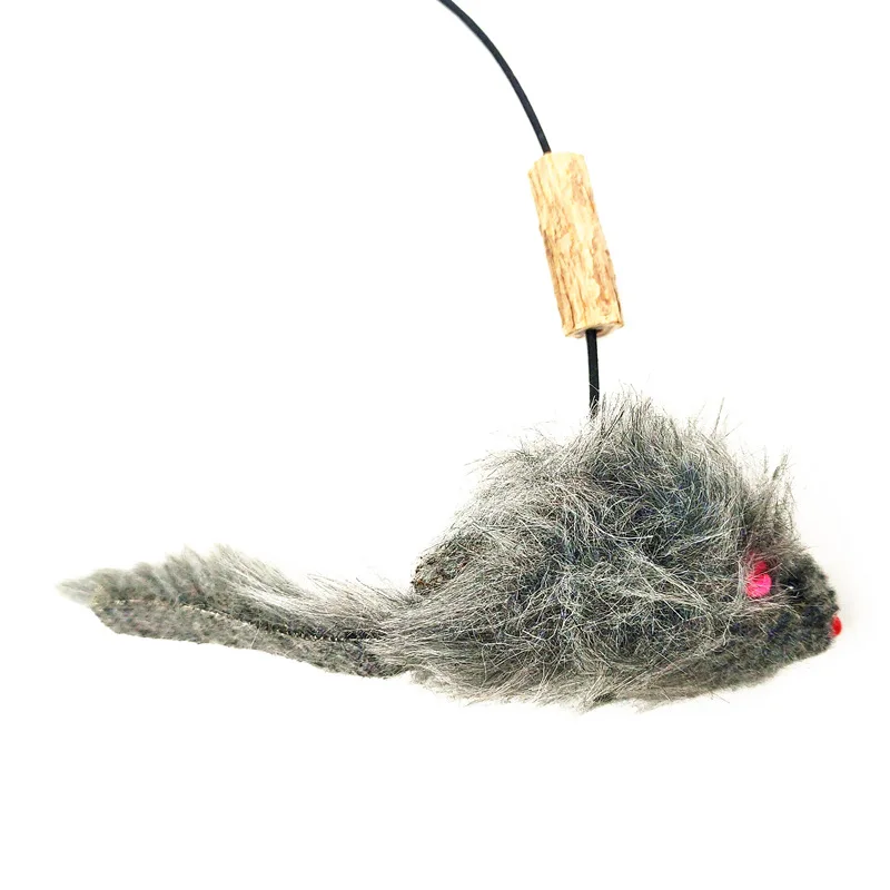 Смешные игрушки для кошек Самостоятельная подвесная дверная мышь Выдвижная