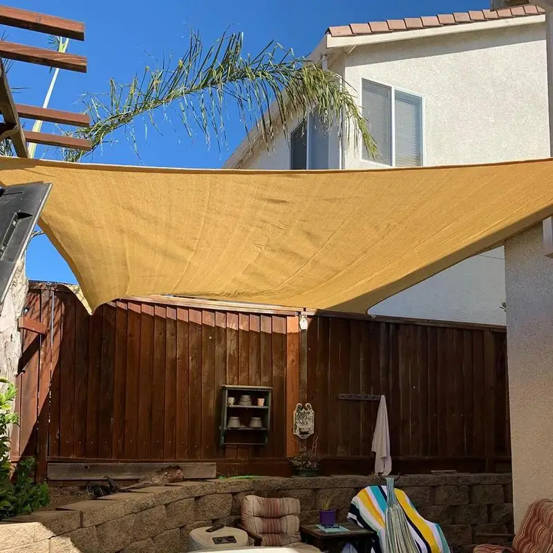 

Waterproof Sun Shade Shelter Anti-UV Rectangle Sun Shade Sails Garden Sunshade Net Sun Shades Protection Canopy Patio Covering