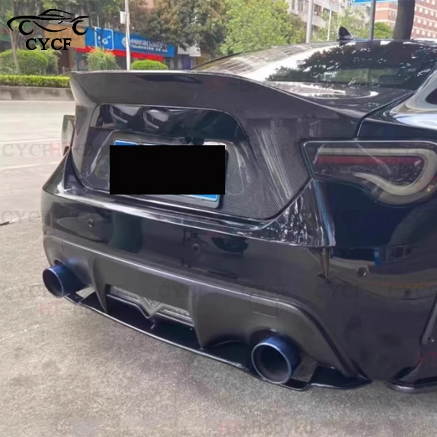 Фото Для Toyota GT86 Subaru BRZ Крышка багажника Крышка Багажника закрывает верхнюю крышку за крышкой багажника для замены установки №5