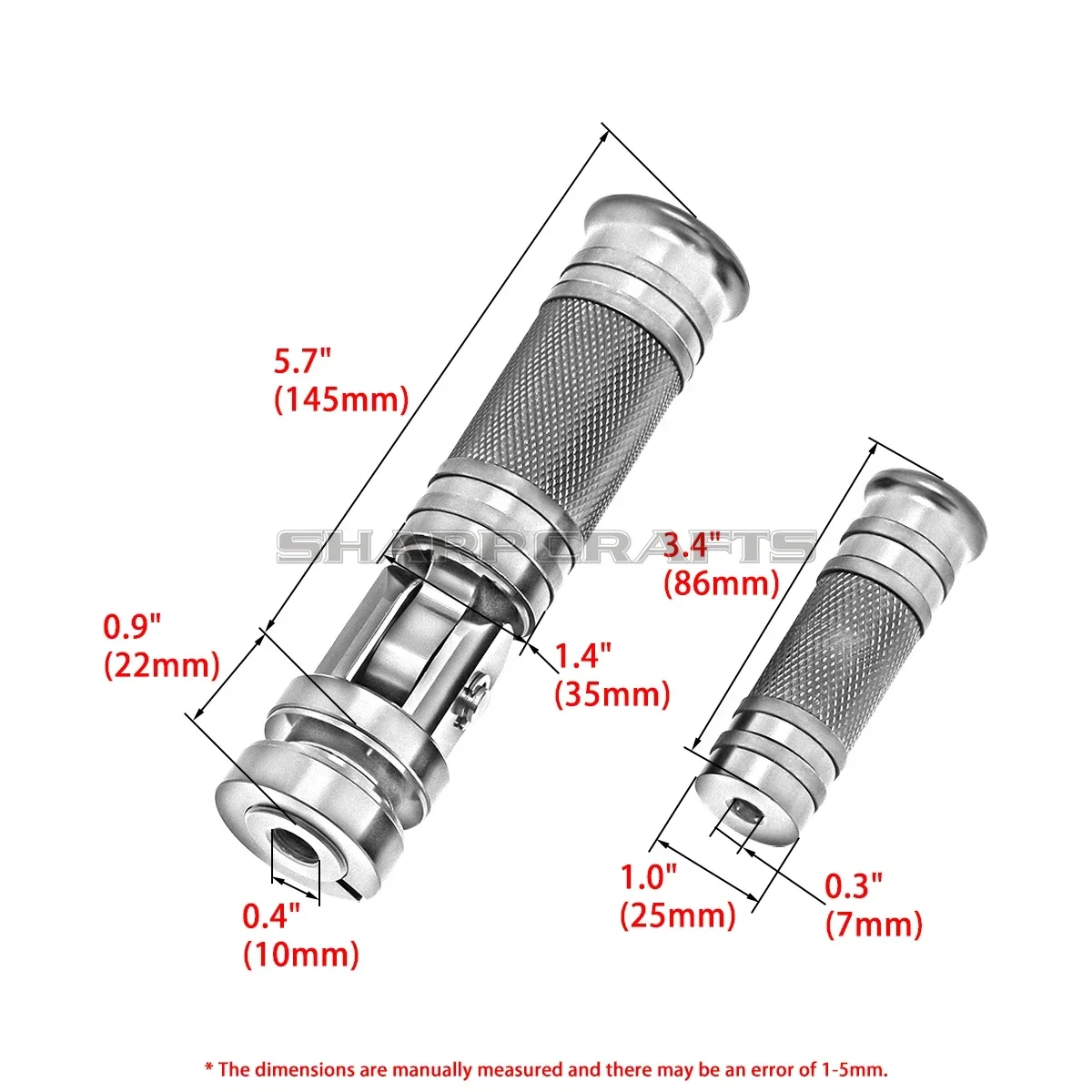 Фото Для Yamaha XVS 650 1100 Honda VT600 VT750 Shadow Suzuki Kawasaki VN900 мотоциклетные подножки для управления вперед, подножки для переключения передач с краем №2