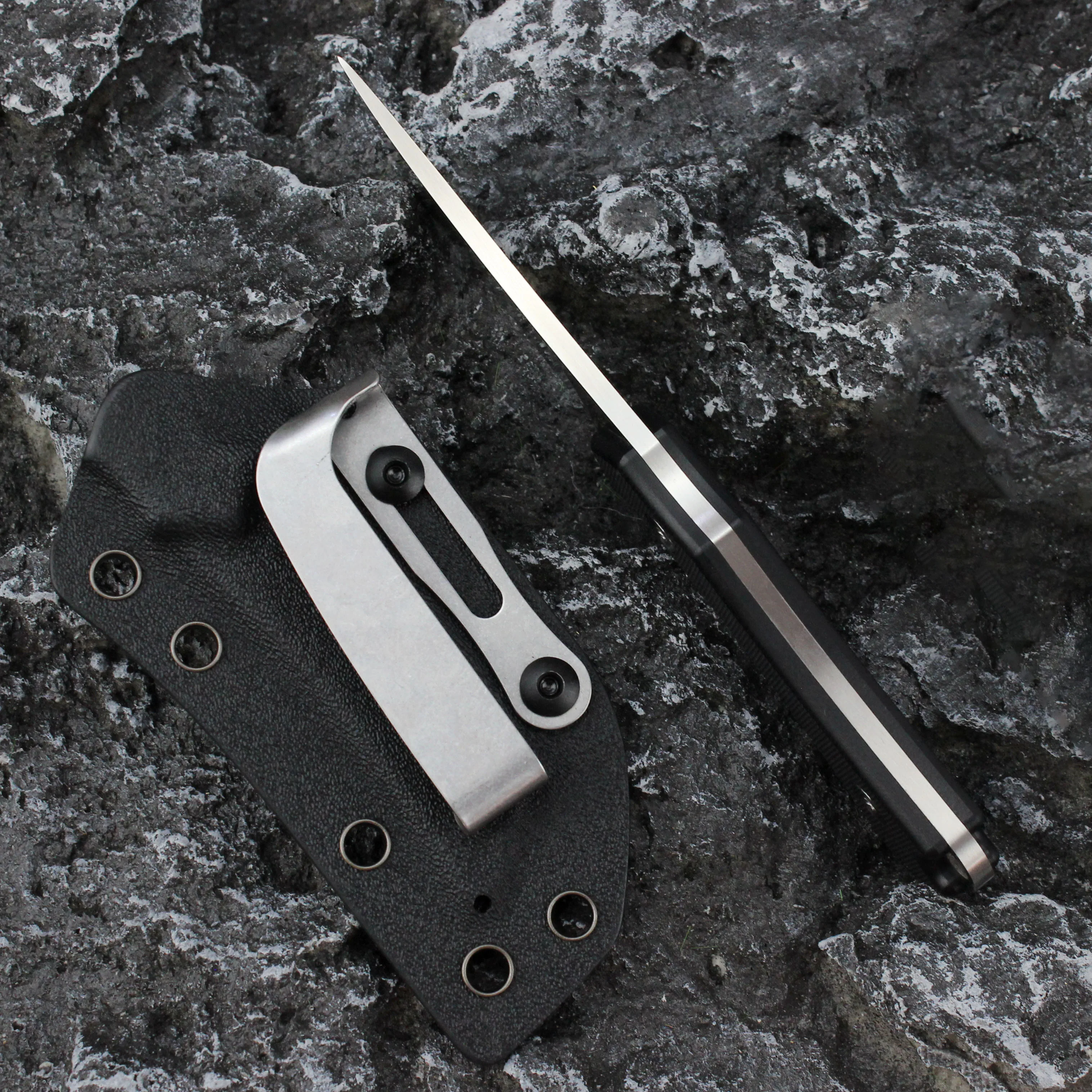 Tunafire 60HRC прямой нож D2 шлифовальное лезвие охотничьи военные ножи фиксированный