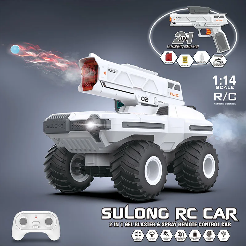 

2,4 ГГц Радиоуправляемый распылитель воды Бомбочка танкер 2 в 1 водная бомба Запуск Радиоуправляемый автомобиль с реальным распылением подарки для детей