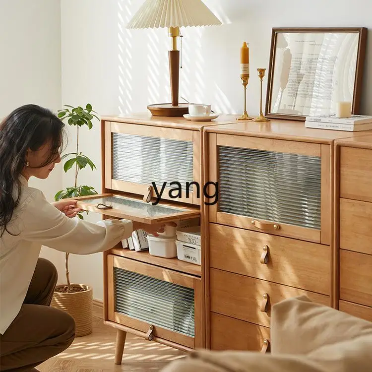 CCL шкаф для хранения сундука из цельного дерева шкафчик главной спальни боковой