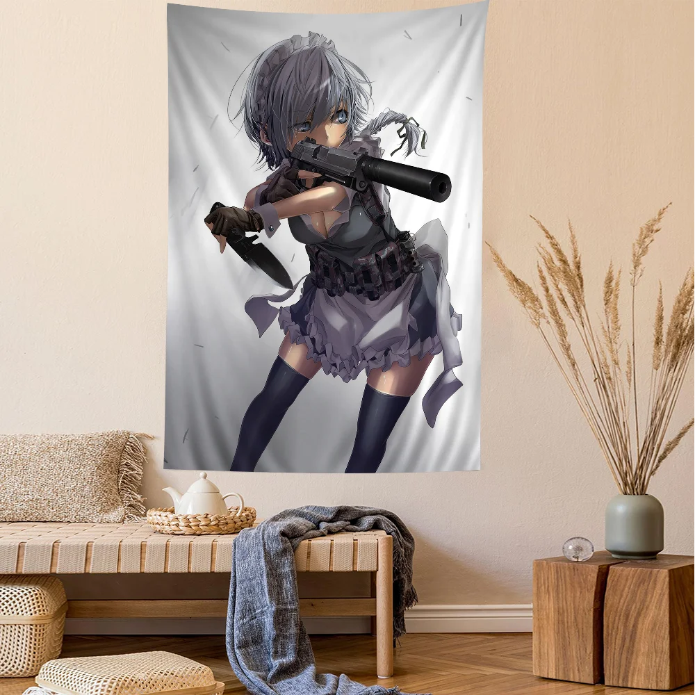 Sakuya Izayoi подвесной богемный гобелен дешевый хиппи настенный Мандала домашний