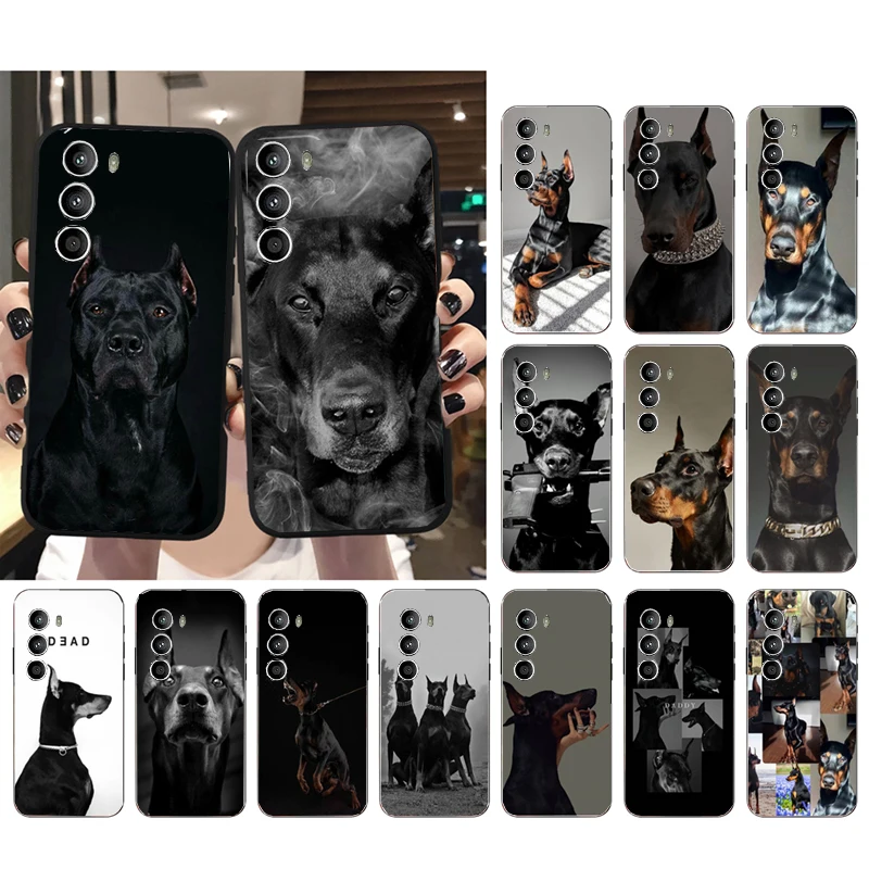

Phone Case for Motorola G72 G13 G32 G53 G51 G71 G31 G41 G22 G60 G52 G200 GStylus G30 G10 G20 G50 G Pure Doberman Dog Case