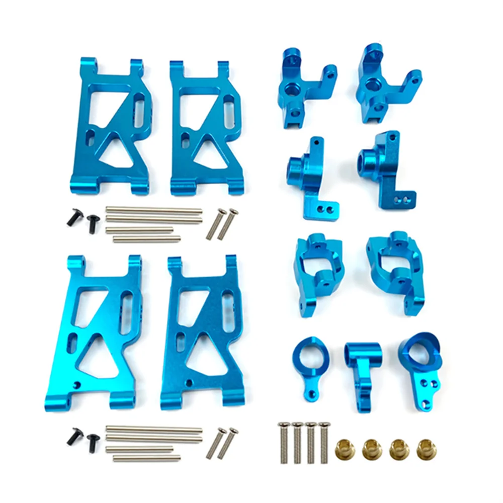 

1set Metal Upgrade Kit for WLToys 144001 124018 124019 124016 124017 remote control car swing arm steering cup C seat Accessory