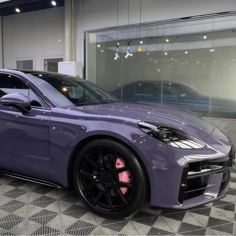 Фото Комплект обвеса для Porsche Panamera 976 24-25: передний бампер, боковые юбки, задний диффузор, новый стиль, модифицированный кузовной комплект №5