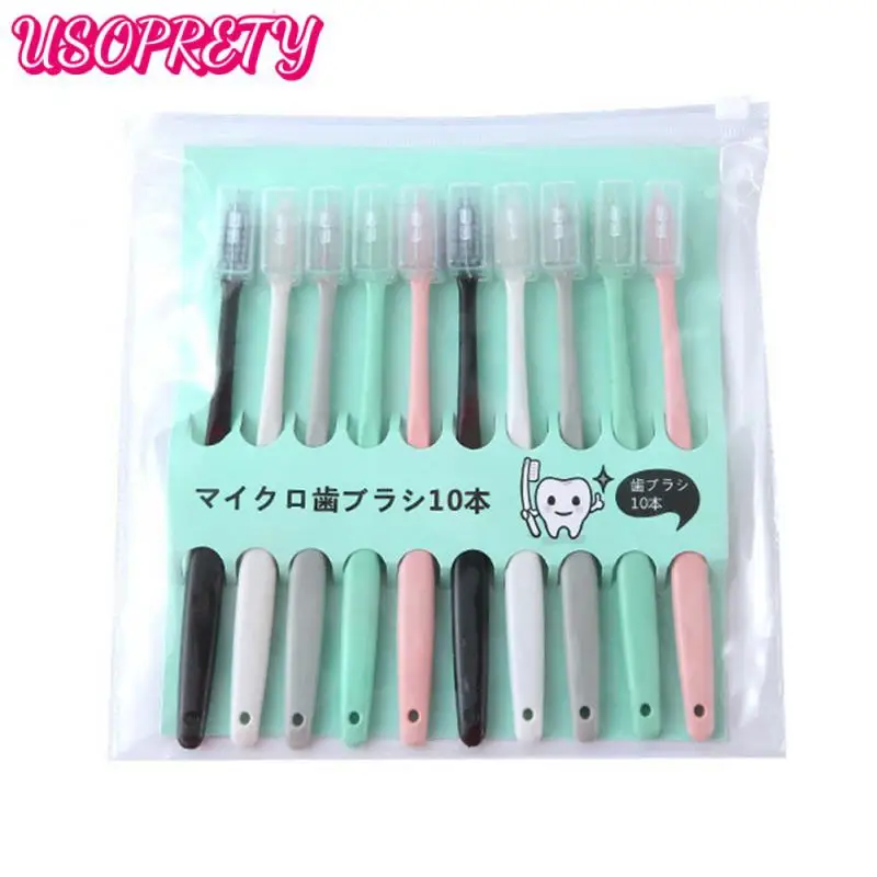 

Macaron Ice Cream Toothbrush Set Soft Bristle Teeth Whitening Cleaning Adult Portable Travel Tooth Brush Oral Hygiene Care