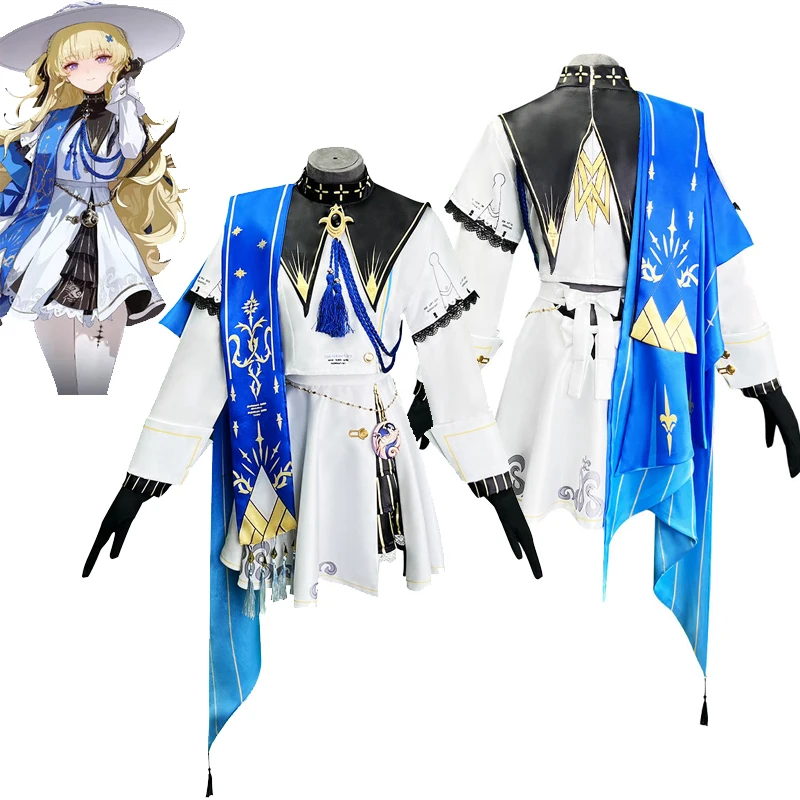 Фиби платье для косплея Wuthering Waves женщина игра боевой костюм аниме вечерние