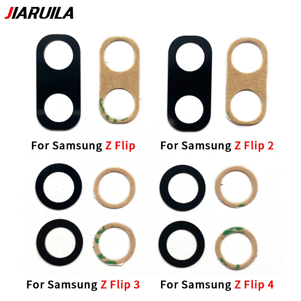 Новая стеклянная линза для камеры Задняя с клеем запасные части ремонта Samsung Z Flip 2