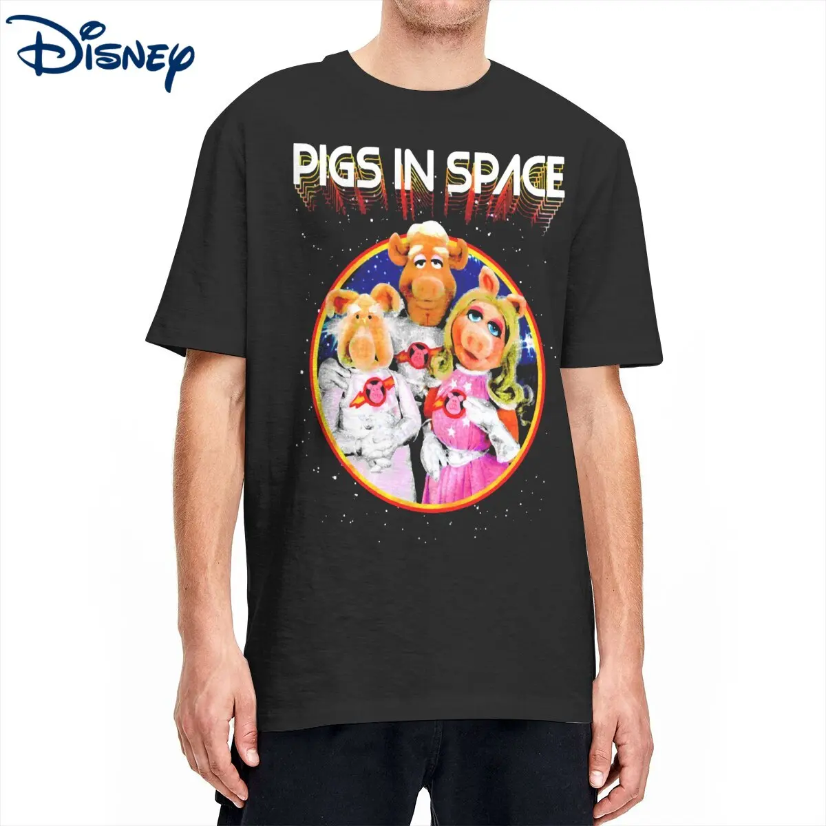 Disney The Hidden Mystery Behind Muppet Show мужские футболки из чистого хлопка с круглым вырезом