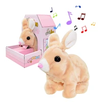 educational interactive toys can walk and talk realistic stuffed animal electronic interactive toy realistic toy rabbits that