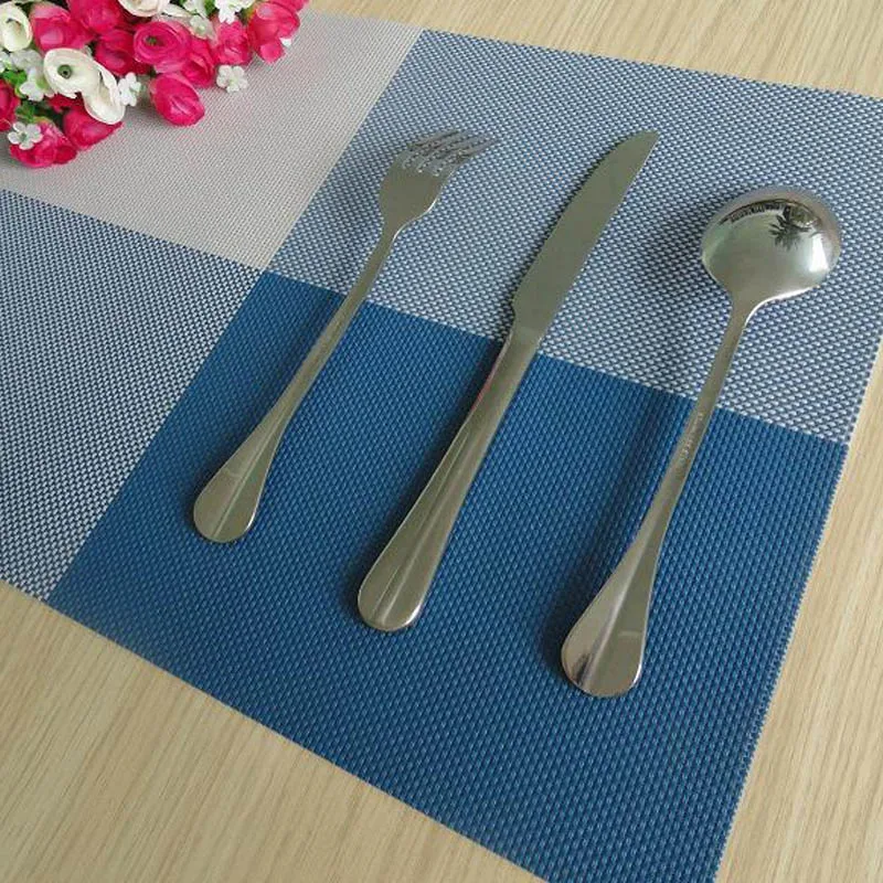 

PVC Washable Placemats for Dining Table Mat Non-slip Placemat Kitchen Accessories Bowl Plate Cup Coaster Wine Pad Coasters