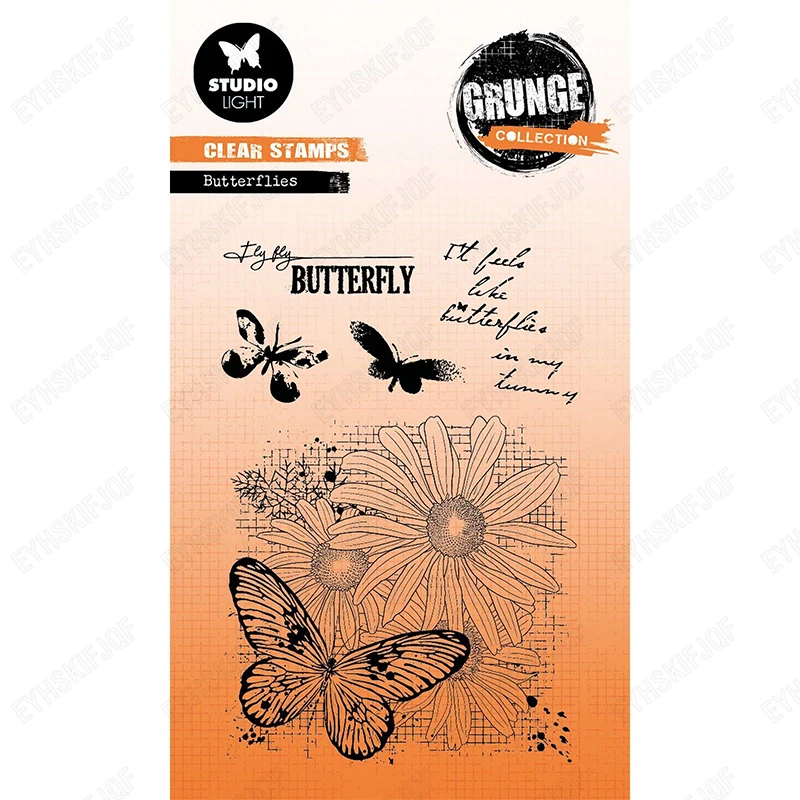 

Clear Stamps Butterflies And Dies New Arrival 2023 Scrapbook Embossing Diary Decoration Stencil Embossing Template Diy Greeting