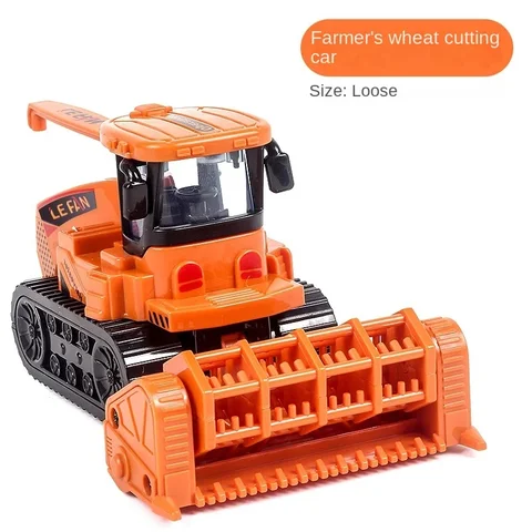 Тракторная инерционная машина для транспортировки, модель для сборщика, детская игрушка для мальчиков, инженерная детская развивающая игрушка, детские подарки