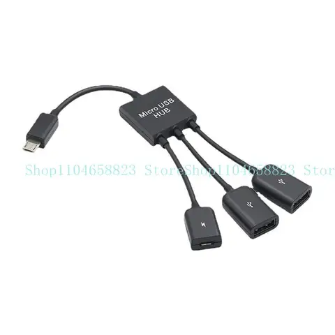 USB 2.0 концентратор Micro-USB 3 порта