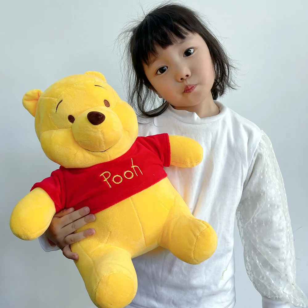 

Disney 55cm Anime winnie the pooh bear Stuffed Plush Toy Animal Doll Room Ornament hold pillow boy Girl Birthday Christmas Gift
