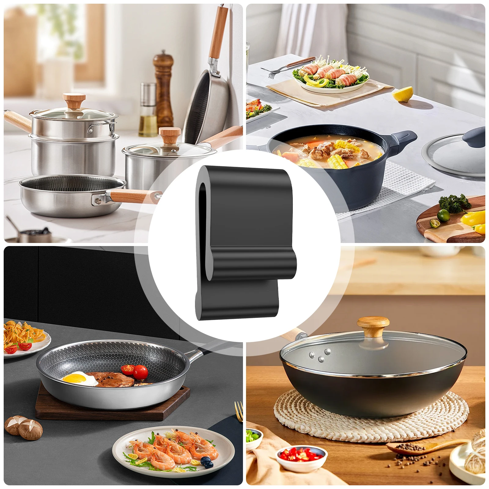 8 шт. зажимы для защиты крышки духовки силиконовые U-образный сменный зажим гибкий