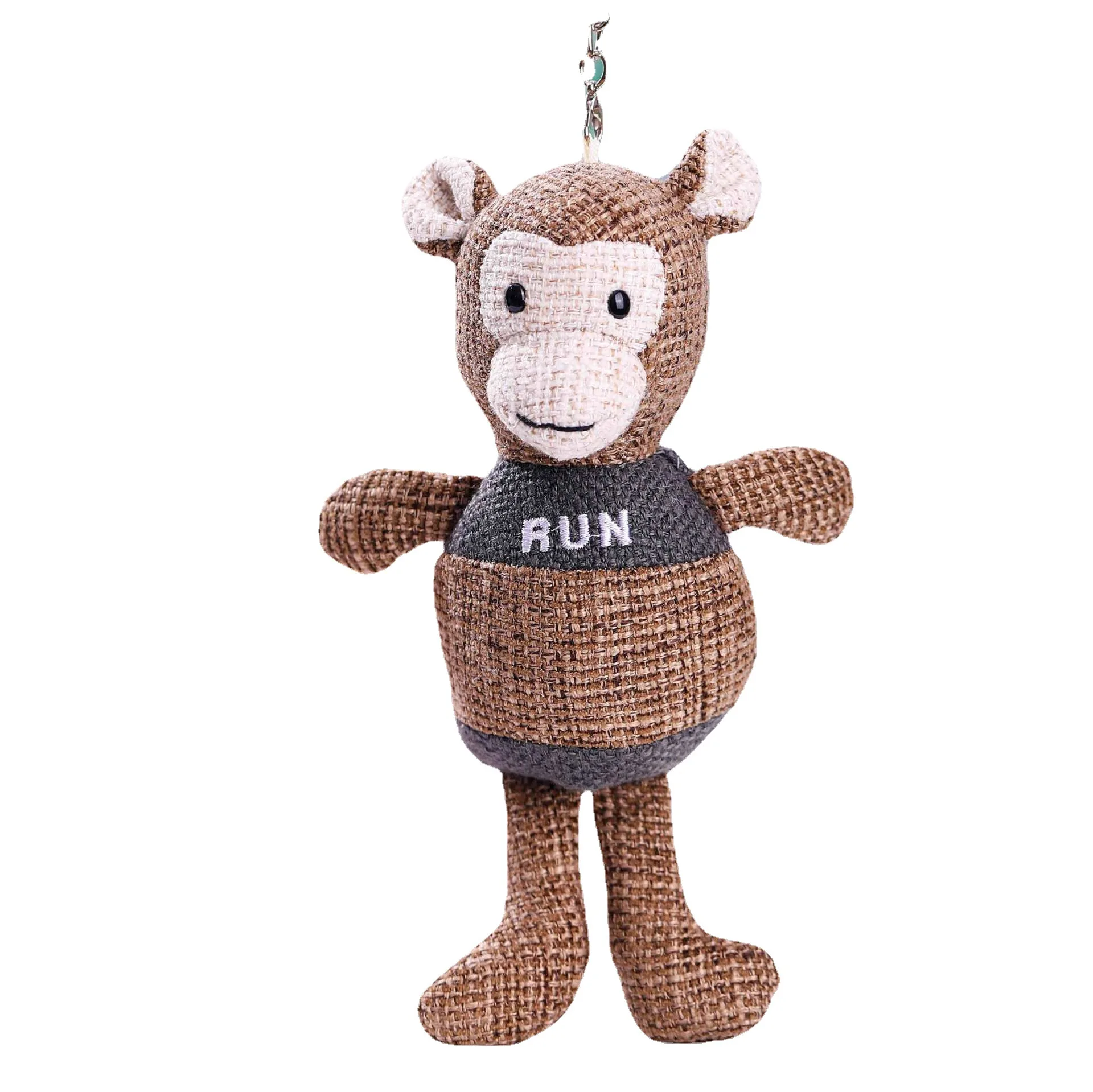 Новинка милая плюшевая игрушка медведь обезьяна свинка кукла брелок подвеска из