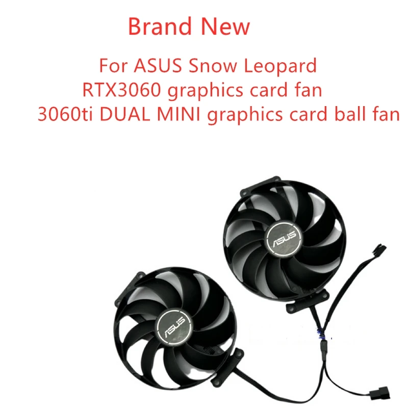 

Новинка, графический процессор для ноутбука, зимний леопард, RTX3060, вентилятор для графической карты 3060ti, двойной мини-вентилятор для графической карты