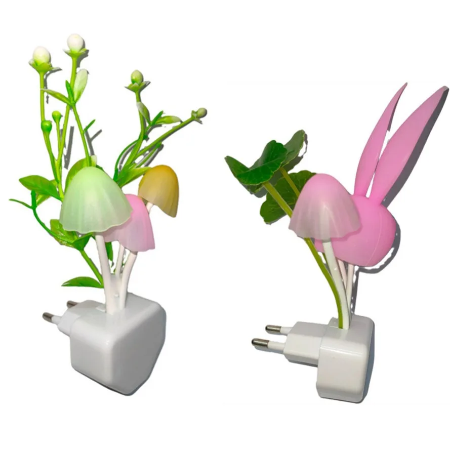 Креативная светодиодная подсветка в виде ночной лампы светящаяся ваза с вилкой