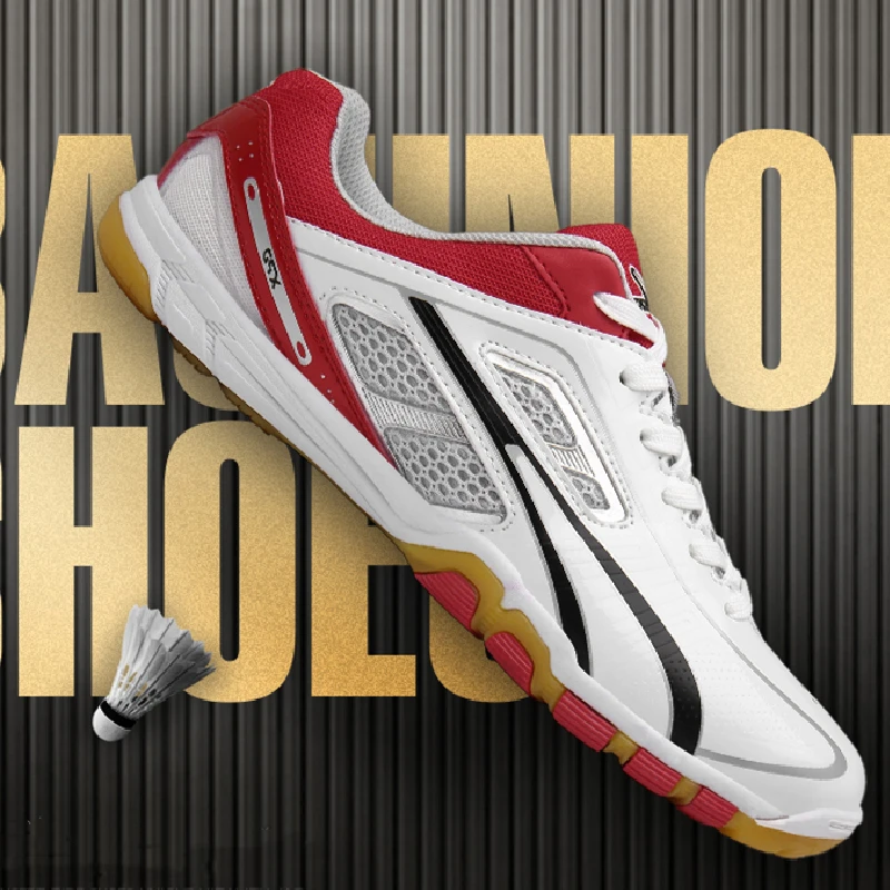Men Badminton Shoes Training Breathable Anti-Slippery Light Sport Shoes Fitness Professional Sport Shoes Table Tennis Shoes