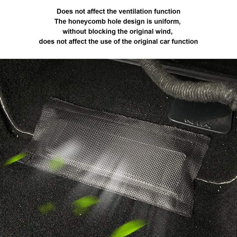 

2 шт. для Tesla Model 3/Y 2017-2021 Внутренняя Крышка вентиляционного отверстия для вентиляционного отверстия, защита от блокировки под сиденьем