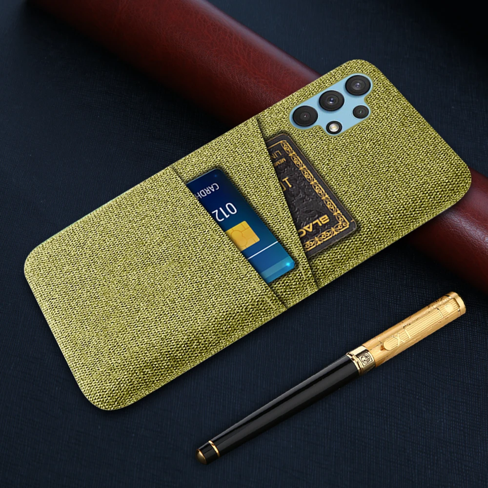 

A32 For Samsung A32 Case 4G Phone Case For Samsung Galaxy A32 4G 6.4 inch Dual Card Fabric Cloth Luxury Cover For Samsung A32 4G