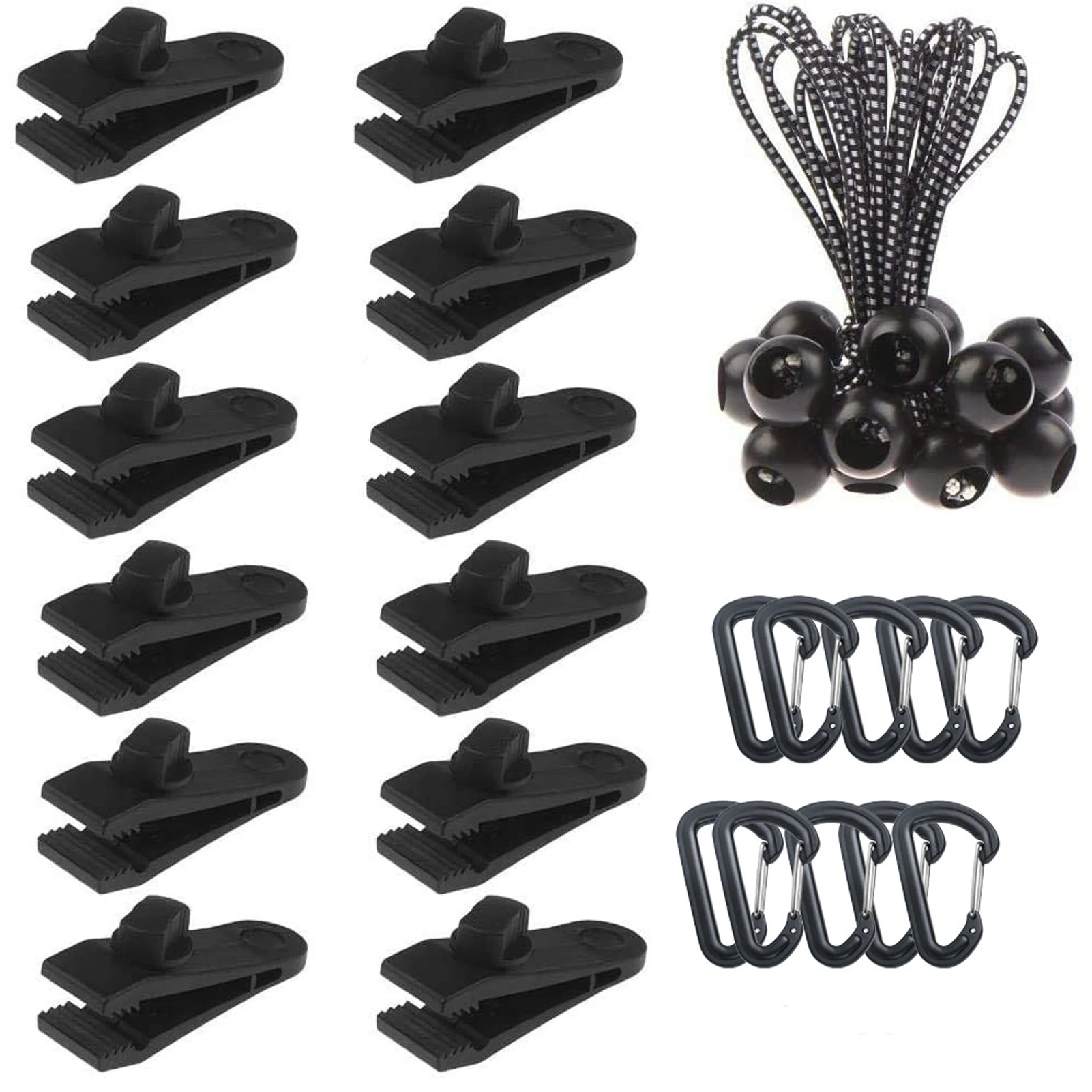 

10 шт. D-образные карабины для пеших прогулок, многофункциональные сверхпрочные многоразовые бриллианты с лентами для садоводства, кемпинга