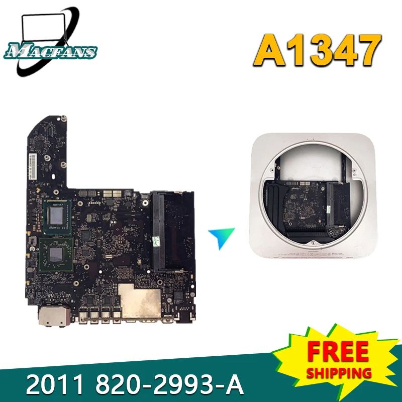 

Tested A1347 Motherboard 820-2993-A for iMac Mini A1347 Logic Board 820-3059-A 2.3GHz 2.5GHz 2011 Year