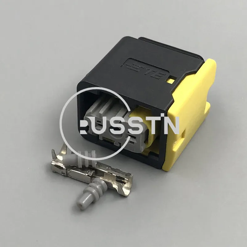 1 компл., 2 контакта, серия 1,5, Новый энергетический водонепроницаемый разъем, Автомобильный датчик мочевины, проводная розетка, сборка переменного тока 2-1418448-2