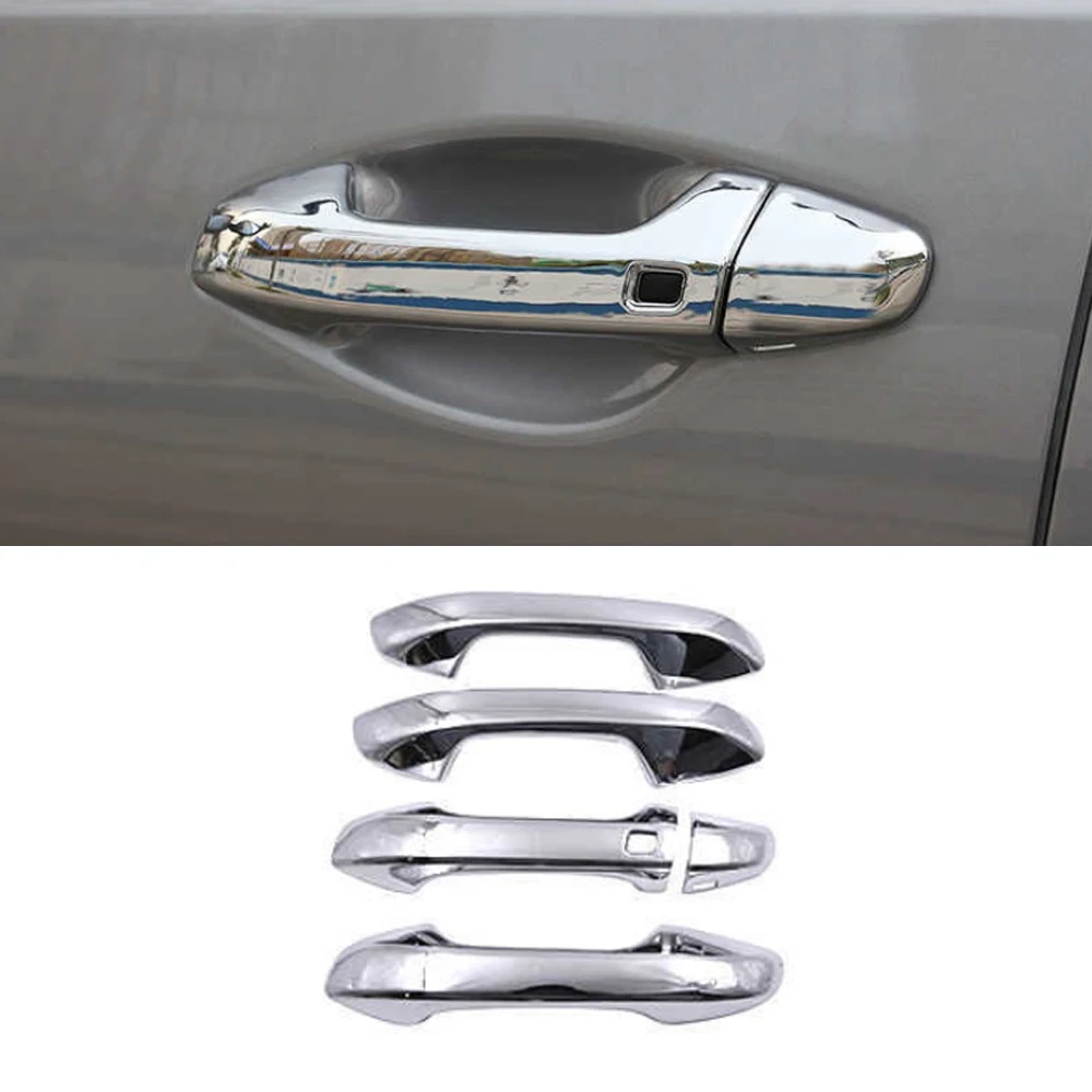 Хромированная крышка дверной ручки для Kia Forte K3 Cerato BD 2019 ~ 2023 2022, накладка из углеродного волокна, автомобильная крышка, Стайлинг, наклейки, аксессуары