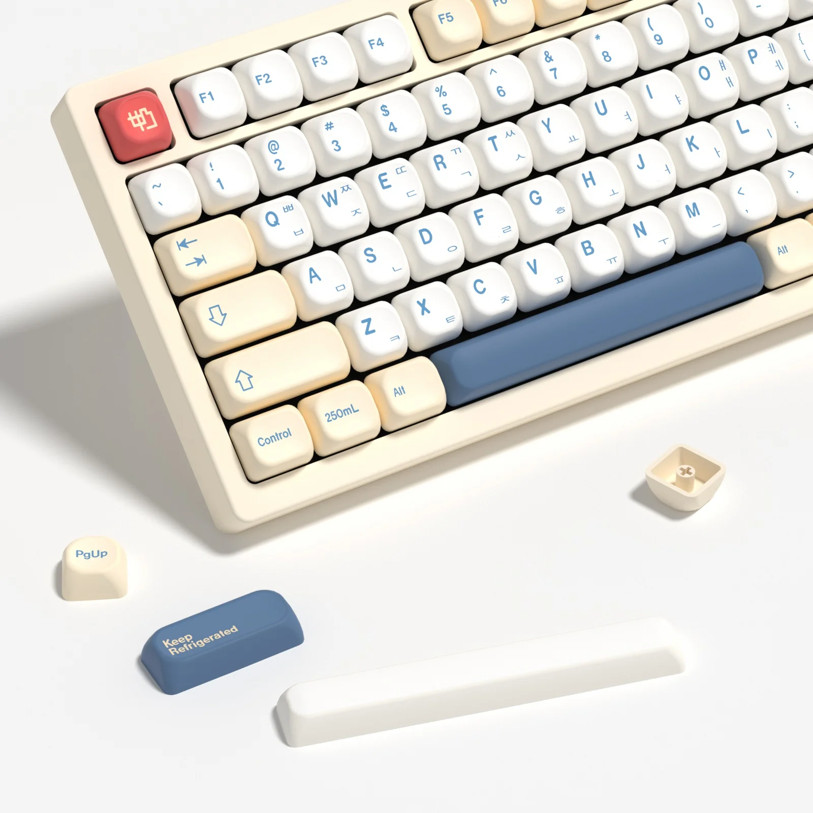 KBDiy KOA Keycaps GMK 두유 140 키 PBT Keycap 유사 MOA 일본어 한국어 러시아어 Keycap 7u MAC ISO 기계식 키보드 용