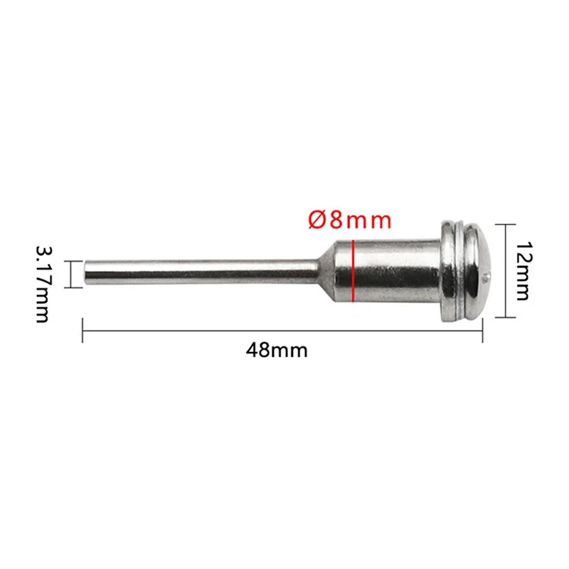 

3,17 мм 6 мм стальная оправка высокого качества, винтовая оправка Dremel, хвостовик отрезного колеса, оправка Dremel для вращающегося инструмента Dremel