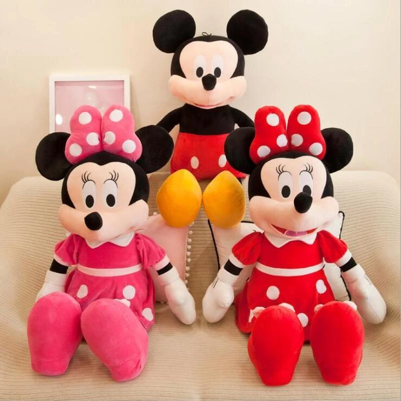 

Disney Mickey Mouse Plush Dolls Minnie multi-size Animal Stuffed Toy Couple Doll Wedding Decoration Birthday Christmas Kids Gift