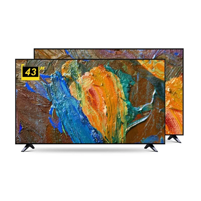 Оптовая продажа с завода OEM 43-дюймовый телевизор плоским экраном Android Smart TV 4K 2K HD LED