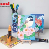 8 color set uni posca markers pc 1m paint pen super fine nib 0 7mm poster graffiti advertising pen art supplies manga stationery
