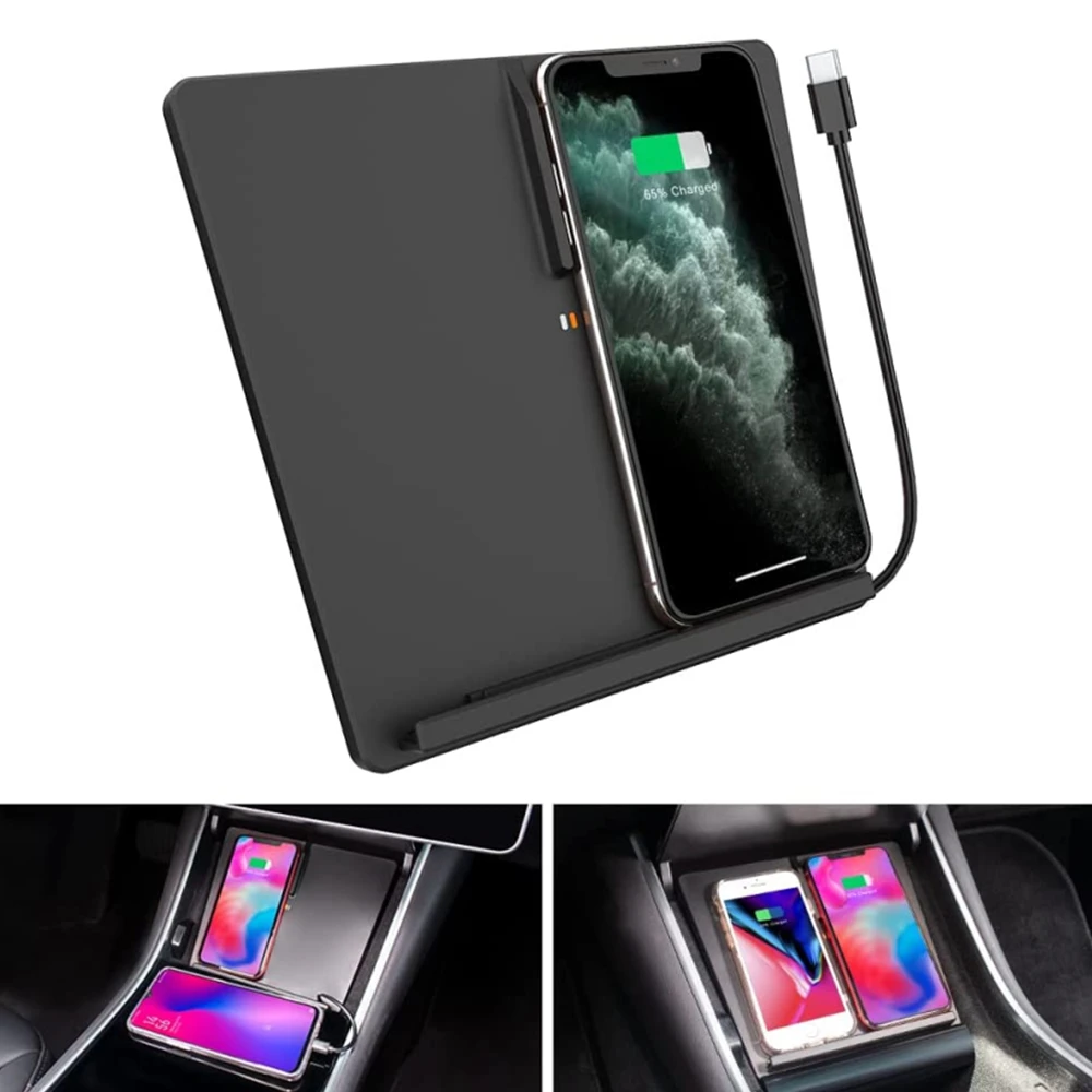 

ANCAR Wireless Charger For Tesla Model 3 2017-2020 Wireless Phone Charging Pad Car Center Console Accessories(Pre-June 2020)