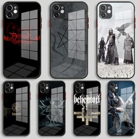 black silicone glass case for iphone 13 12 11 pro xs max x xr 8 7 6 plus se 2020 s mini cover behemoth rock