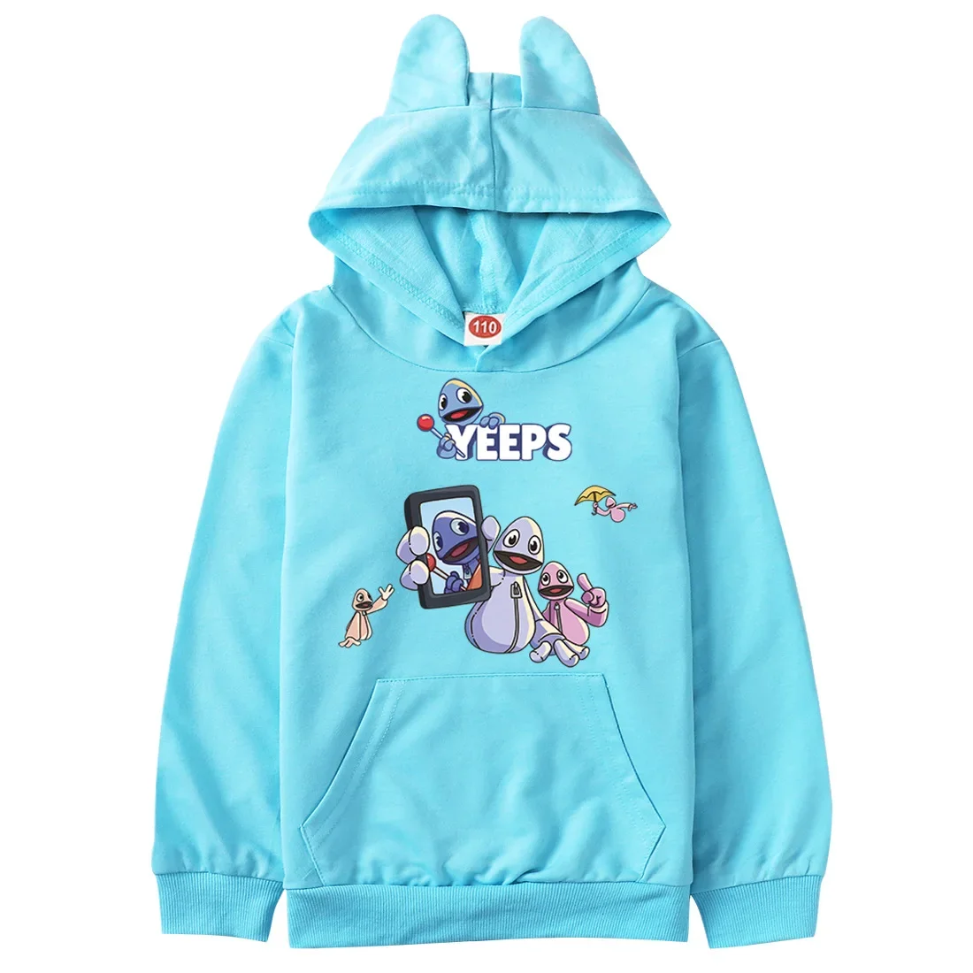 Новые популярные игры Yeeps Hide and Seek Толстовка с кошачьими ушками Детские кавайные пальто с длинными рукавами Верхняя одежда с капюшоном для мальчиков Толстовки для маленьких девочек (art.: 3920cbea5f9f2) - 3920cbea5f9f2
