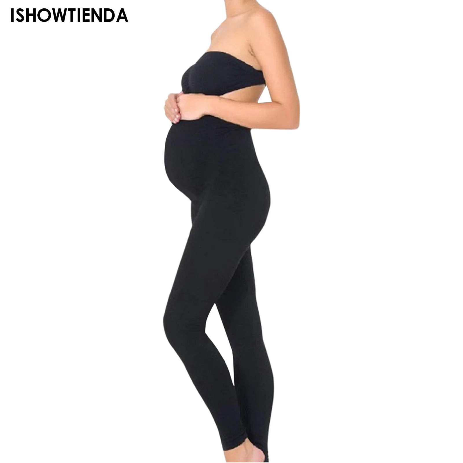 

Леггинсы Брюки для беременных Йога Бесшовные женские эластичные брюки для беременных тренировочные колготки для женщин