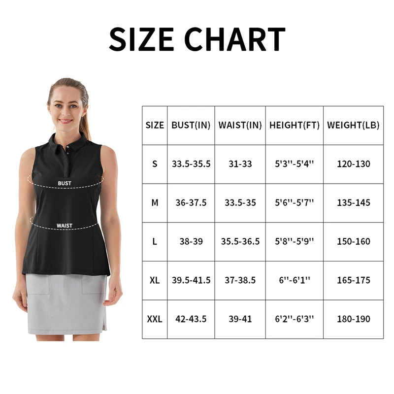Women tee tops Golf Polo T Shirts Moisture Wicking t-Shirt 4-Button Sleeveless Sport Fitness T Shirt Workout Yoga clothing