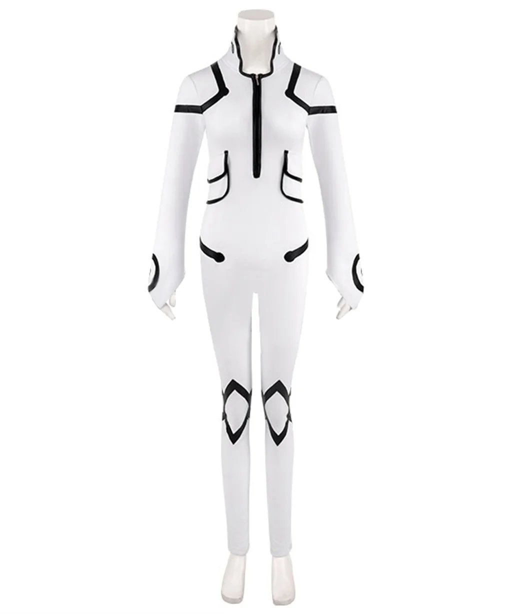 

Code Geass Lelouch of the Resurrection C.C. Lelouch Lamperouge Jail Cosplay Costume CC Jumpsuit For Women Halloween