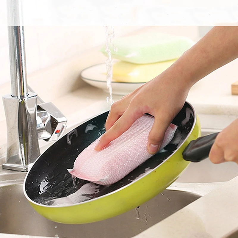 

Kitchen Cleaning Sponge Dishwashing Sponges Multi-functional Cleaning Cloth Household Kitchen Cleaning Tool Kitchen Accessories